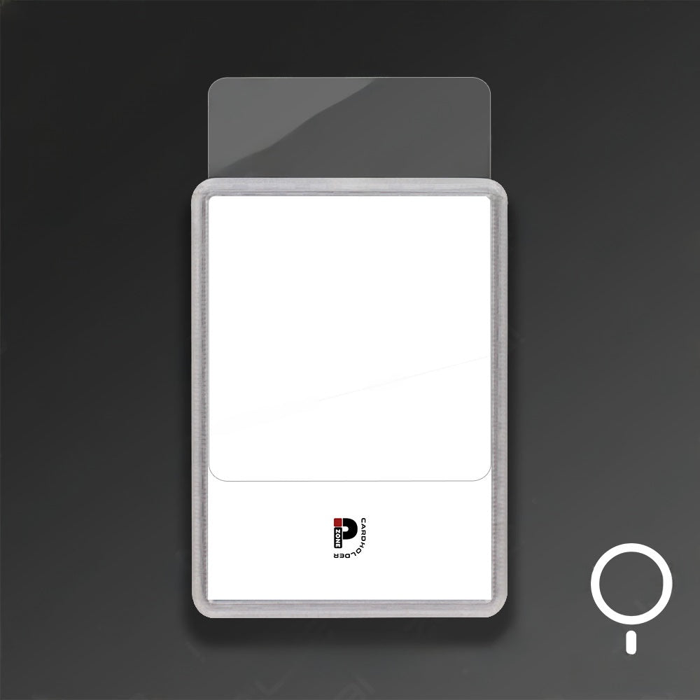 Magnetic iPhone Card Holder Case – Clear Acrylic Protection