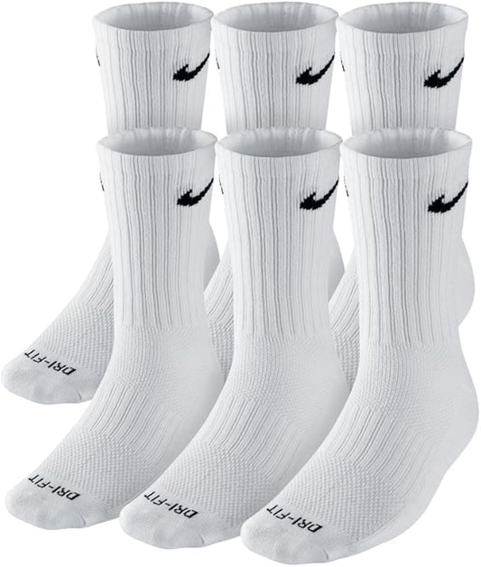 Cushioned Crew Socks 6-Pack – Soft Supportive Fit