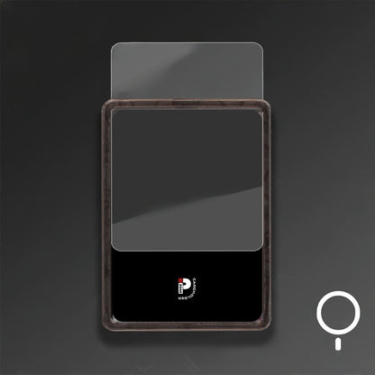 Magnetic iPhone Card Holder Case – Clear Acrylic Protection